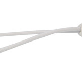 Elastischer Spanner weiß 6mm 25cm mit Ball