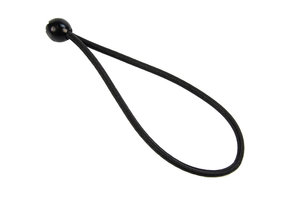 Elastischer Spanner schwarz 6mm 25cm mit Ball