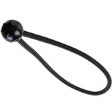 Elastischer Spanner schwarz 6mm 18cm mit Ball