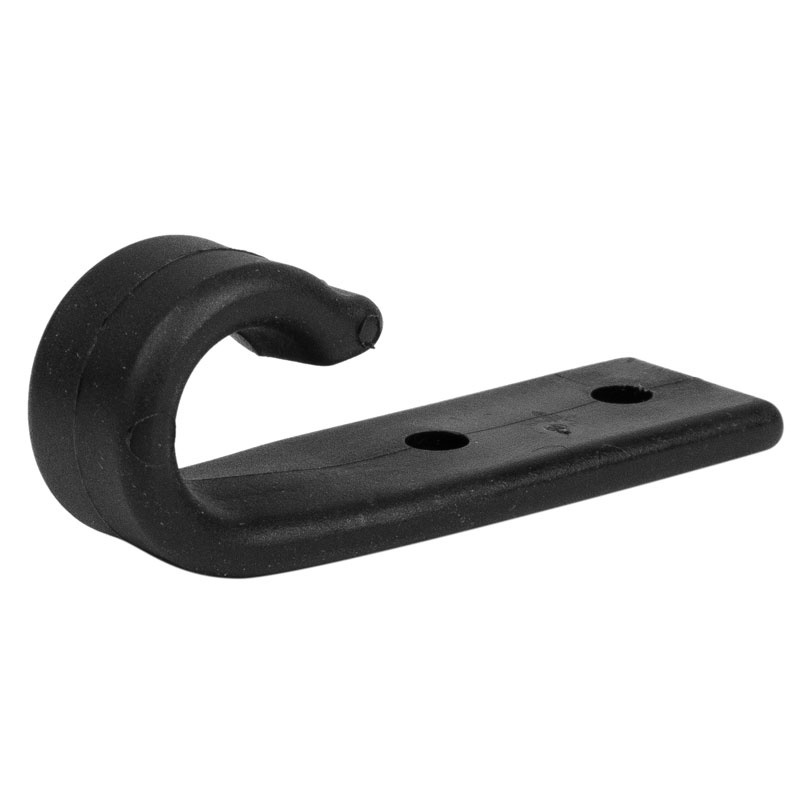 10x Karosserie Haken aus Nylon Hunststoff schwarz