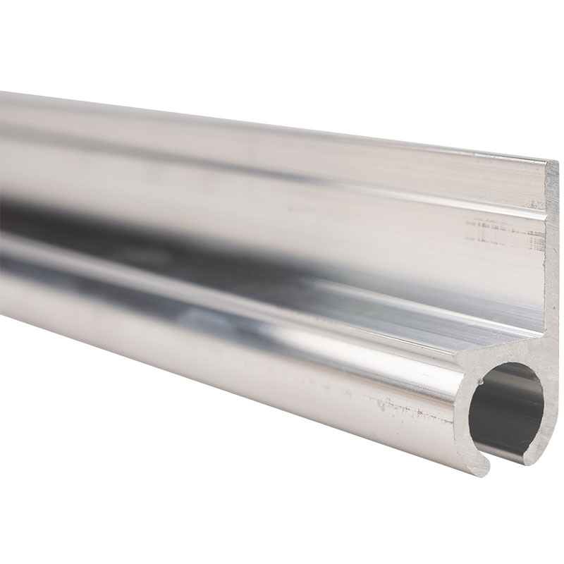 Caravanrail 7mm 99cm flach mit Öffnung der Rundung auf der rechten Seite
