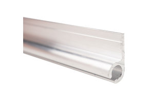 Caravanrail 7mm 99cm flach mit schräger Öffnung der Rundung