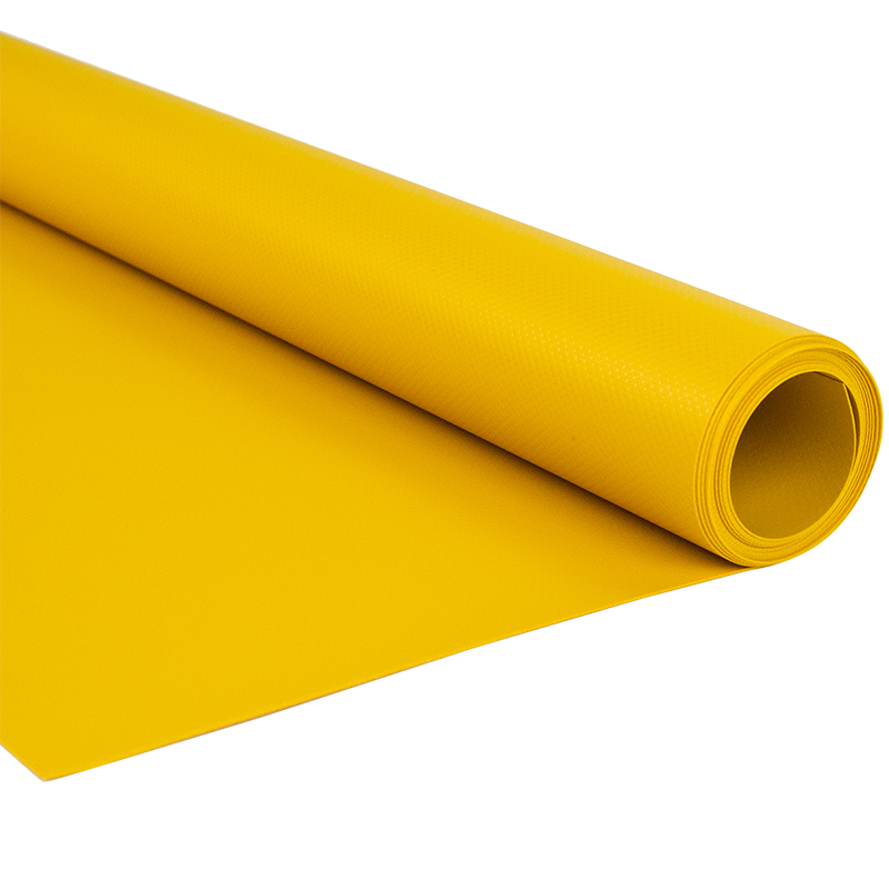 2,5m Gelb Matt 680gr PVC Plane