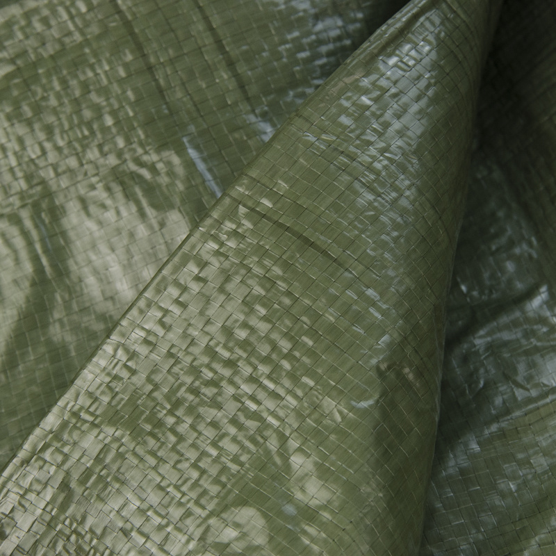 3x6 m PE Gewebeplane grün 150 g/m2 – Ösen alle 50 cm, REACH-zertifiziert