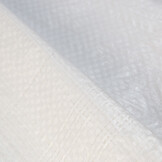 20x20 m PE Gewebeplane weiß 150 g/m2 – Ösen alle 50 cm, REACH-zertifiziert