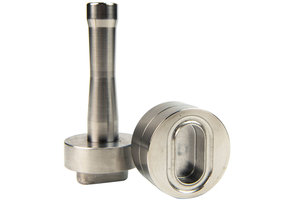 Handstempeln 42x22mm oval aus Edelstahl