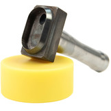 Hohlfuß 42x22mm oval aus Edelstahl