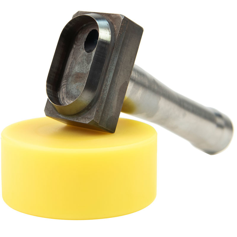 Hohlfuß 42x22mm oval aus Edelstahl