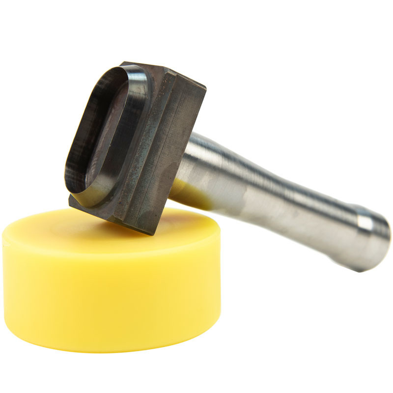 Hohlfuß 42x22mm oval aus Edelstahl