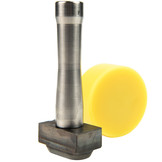 Hohlfuß 42x22mm oval aus Edelstahl