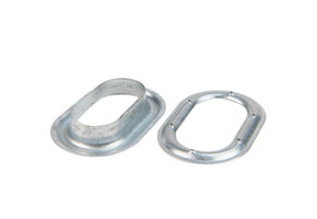 Segelreife 42x22mm oval 50 Stück verzinkt