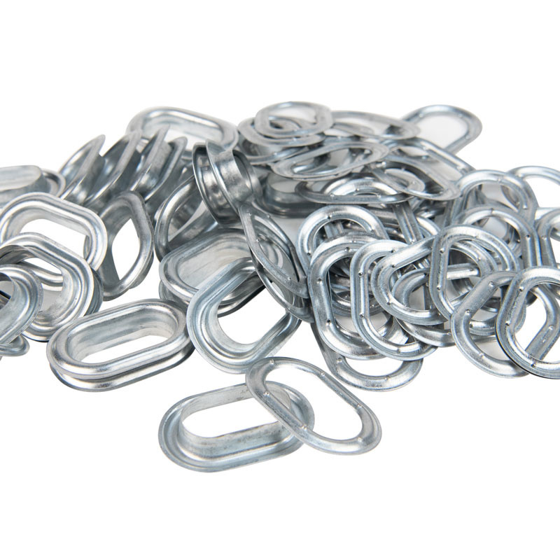 Segelreife 42x22mm oval 50 Stück verzinkt