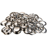 Vorhangringe Set 30mm Nickel 20 Stück