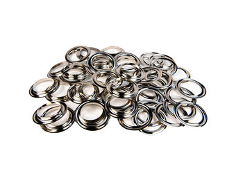 Vorhangringe Satz 50mm Nickel 20 Stück