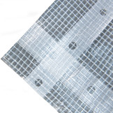 4x6m Transparente gitterverstärkt Plane 250gr