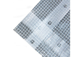 4x8m Transparente verstärkte Plane 250gr