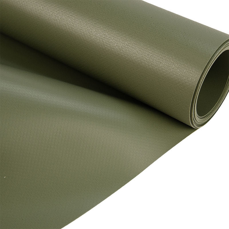 PVC Plane 650 g/m2 – 250 cm breit, grün matt, Meterware von der Rolle