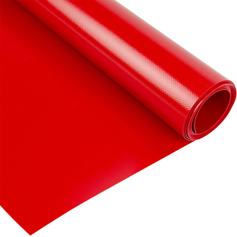 PVC Plane 650 g/m2 – 250 cm breit, rot, Meterware von der Rolle