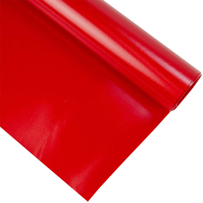 PVC Plane 650 g/m2 – 250 cm breit, rot, Meterware von der Rolle