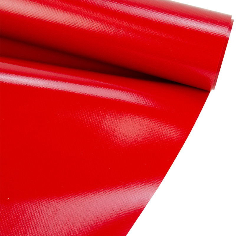 PVC Plane 650 g/m2 – 250 cm breit, rot, Meterware von der Rolle