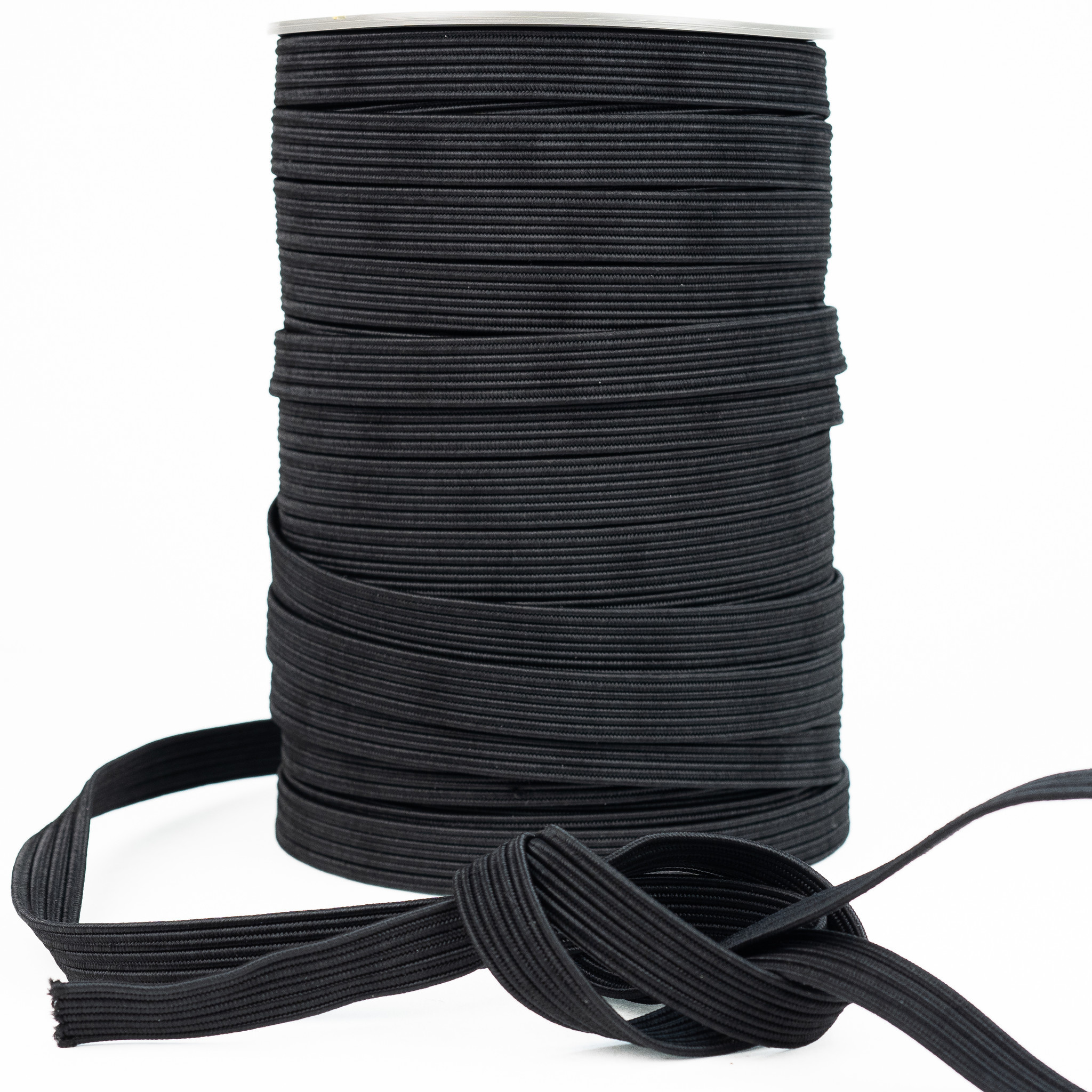 Elastische Schnur flach 22mm schwarz