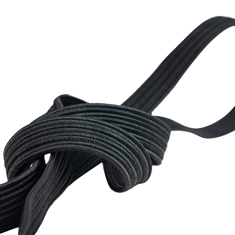 Elastische Schnur flach 22mm schwarz