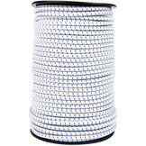 Elastische Kordel 8mm blau-weiß gestreift