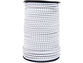 Elastische Kordel 8mm blau-weiß gestreift