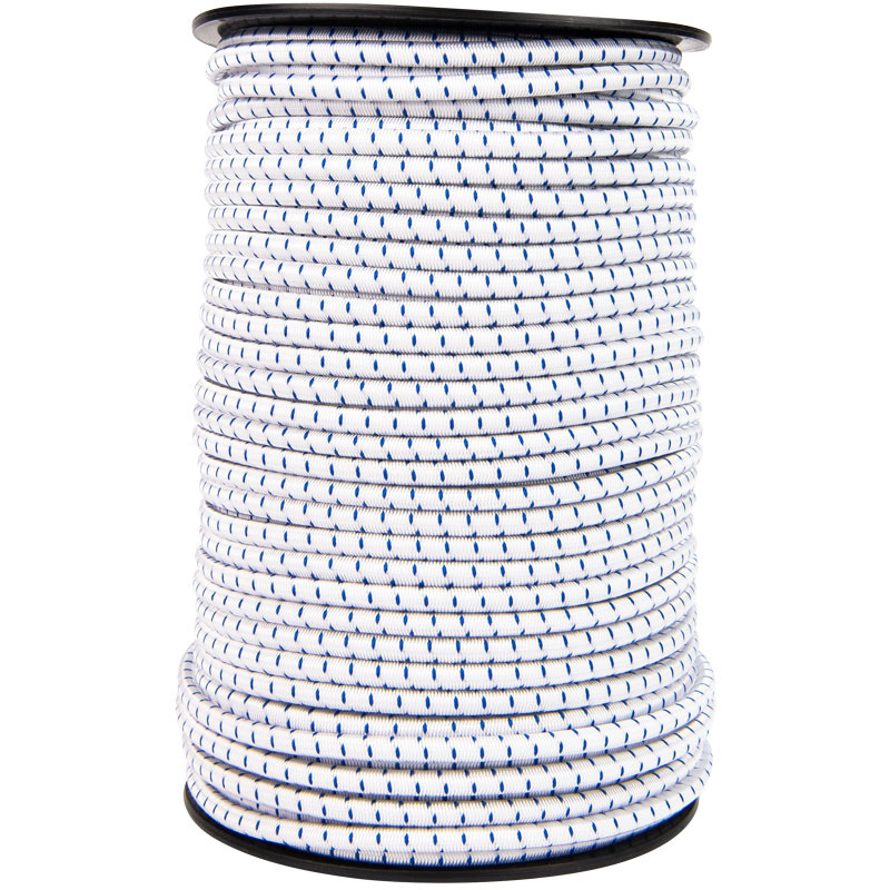Elastische Kordel 8mm blau-weiß gestreift