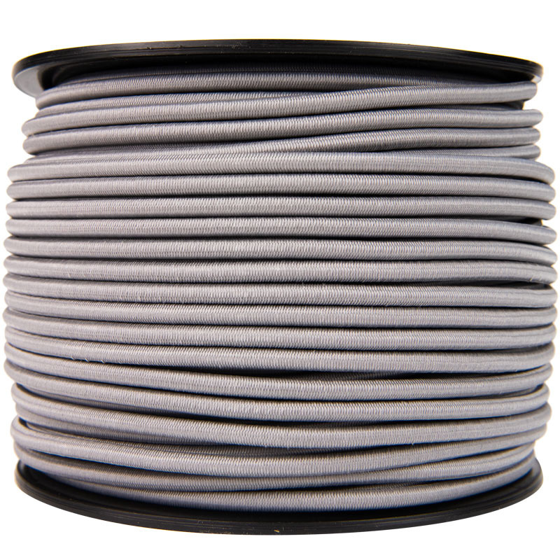 Elastische Schnur 8mm grau