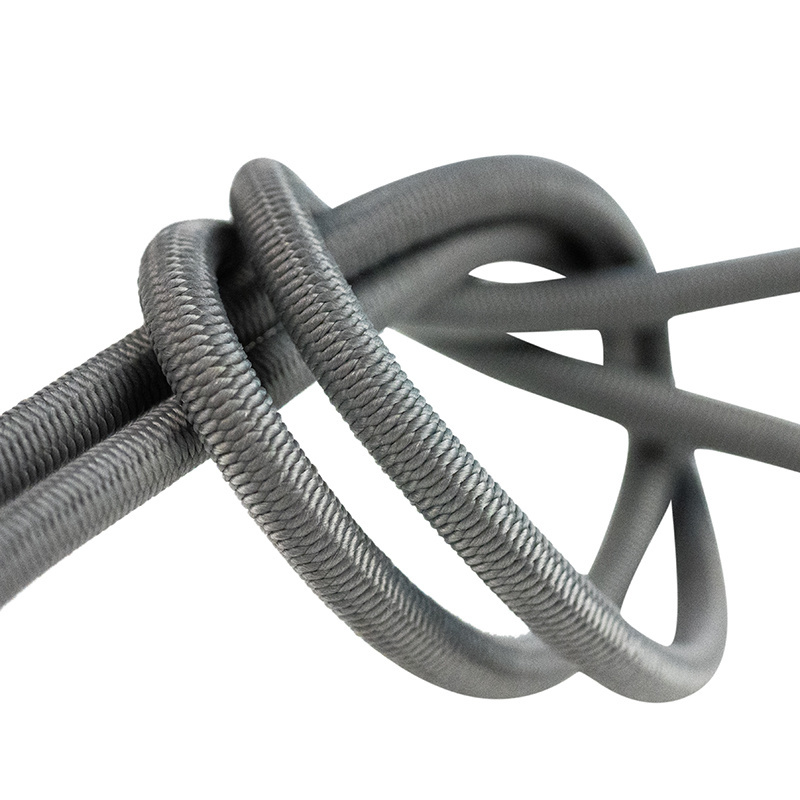 Elastische Schnur 8mm grau