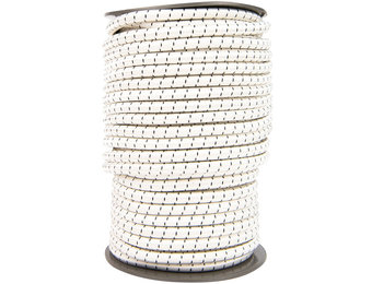 Elastische Kordel 12mm schwarz-weiß gestreift
