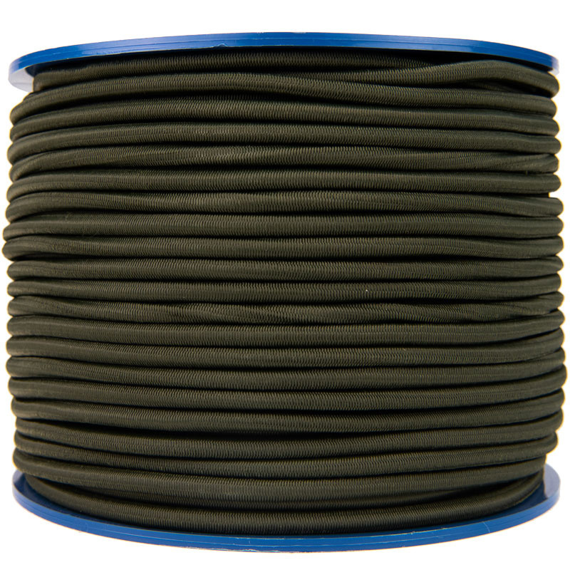 Elastische Schnur 6mm Armee grün