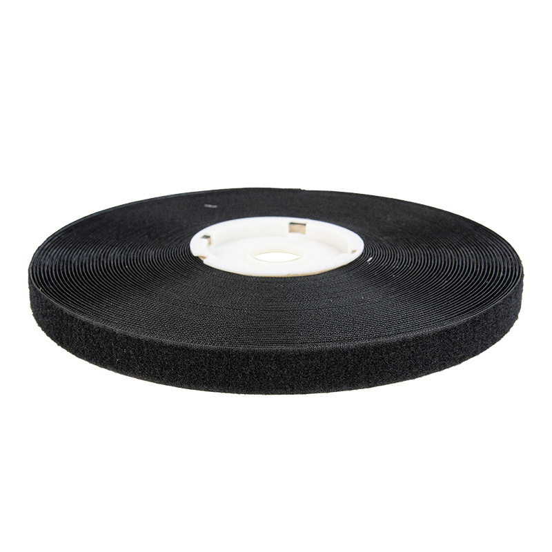 Klettverschluss 20mm selbstklebende Schlaufe schwarz