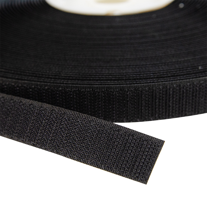 Klettverschluss 20mm selbstklebender Haken schwarz