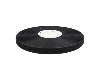 Klettverschluss 20mm selbstklebende Schlaufe schwarz