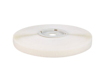Klettverschluss 20mm selbstklebende Schlaufe weiß
