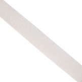Klettverschluss 20mm selbstklebende Acryl-Schleife weiß
