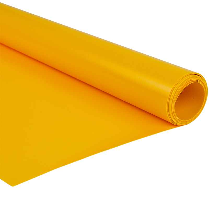 PVC Plane 650 g/m2 – 250 cm breit, gelb, Meterware von der Rolle