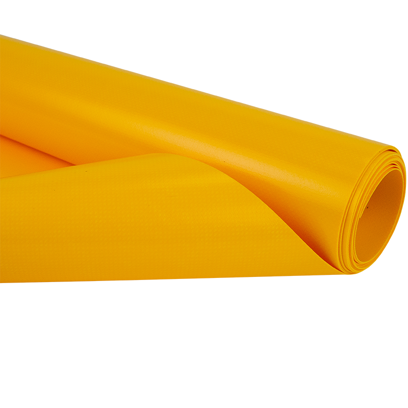 BEKORE Hochleistungsplane, 2 m x 2 m LKW-Abdeckung, robuste wasserdichte  Plane, PVC-Gewebe 600 g/m² für wasserdichte Mehrzweckplane, gelb