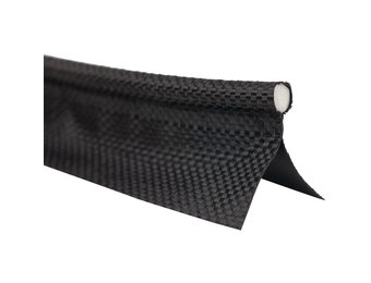 Caravanband 7mm schwarz Doppelfahne