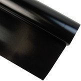 PVC Plane 680 g/m2 – 300 cm breit, schwarz, schwer entflammbar, Meterware von der Rolle