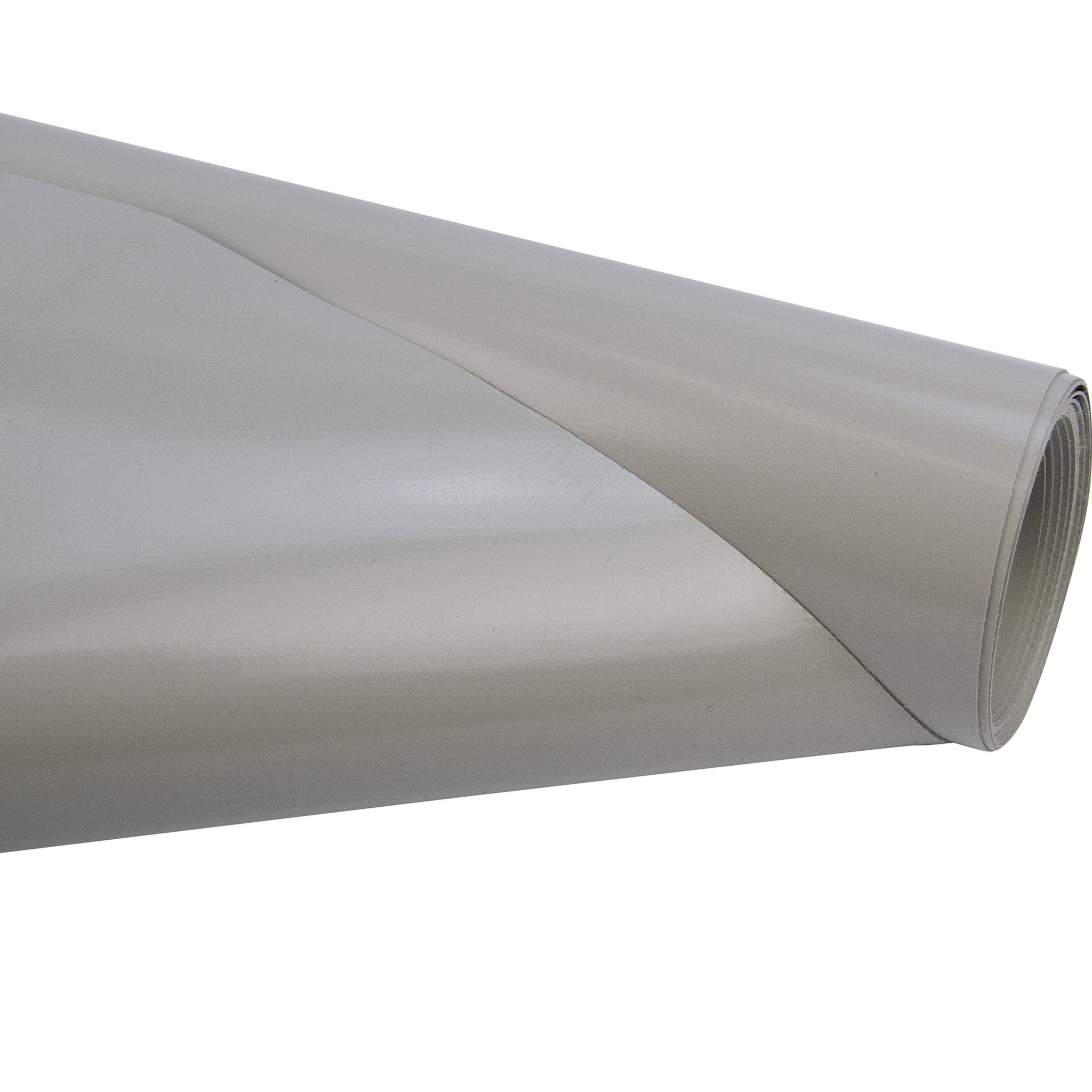 PVC Plane 680 g/m2 – 300 cm breit, grau, schwer entflammbar, Meterware von der Rolle