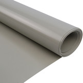 PVC Plane 680 g/m2 – 300 cm breit, grau, schwer entflammbar, Meterware von der Rolle
