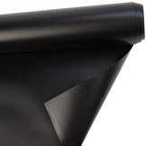 PVC Plane 650 g/m2 – 250 cm breit, schwarz matt RAL 9005, Meterware von der Rolle