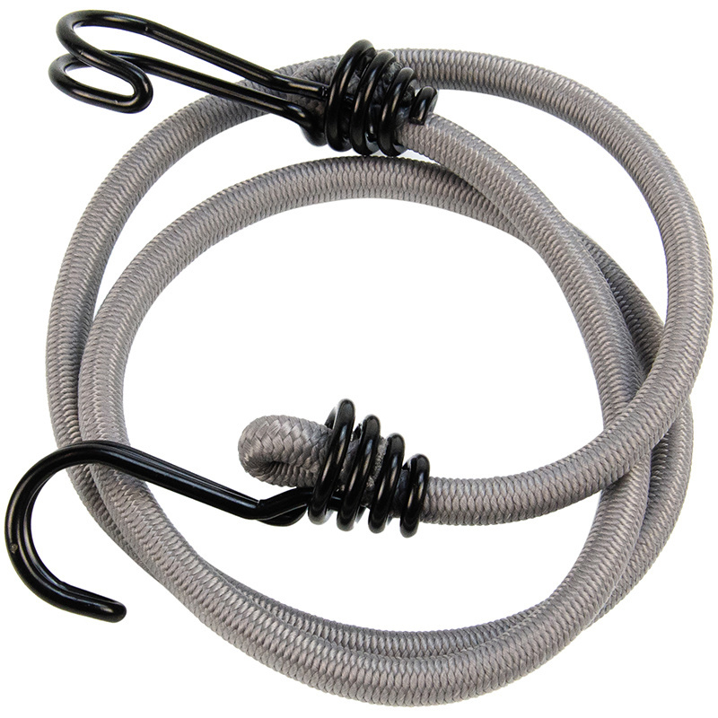 Schnellbinder 100cm umgekehrter Doppelhaken grau