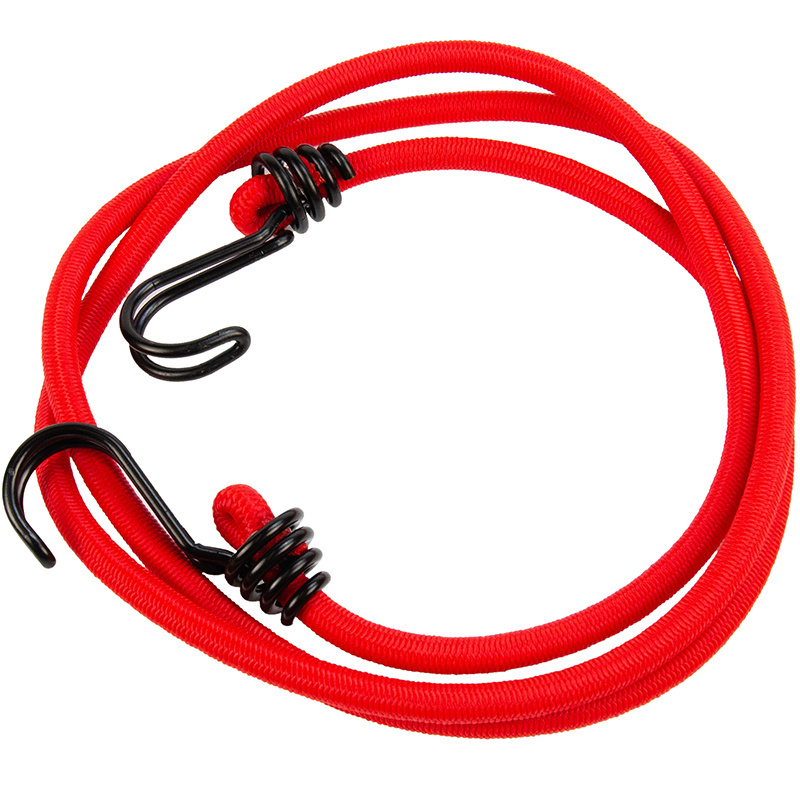 Schnellbinder 150cm umgekehrter Doppelhaken rot