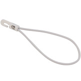 Verschluss Kunststoffhaken 20cm elastisch weiß