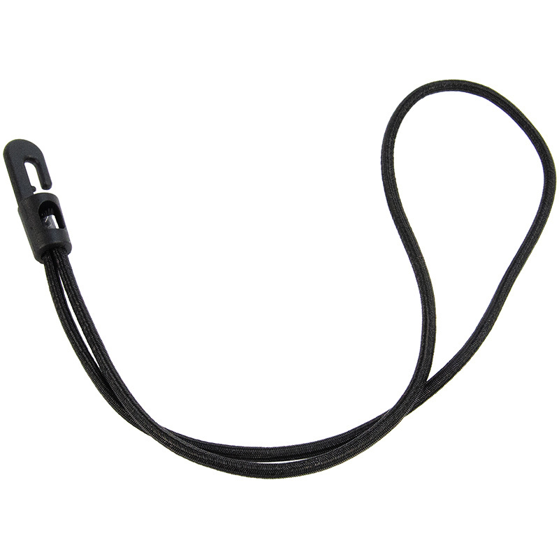 Verschluss Kunststoffhaken 35cm elastisch schwarz