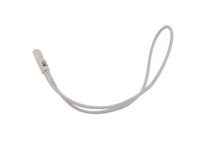 Verschluss Kunststoffhaken 35cm elastisch weiß